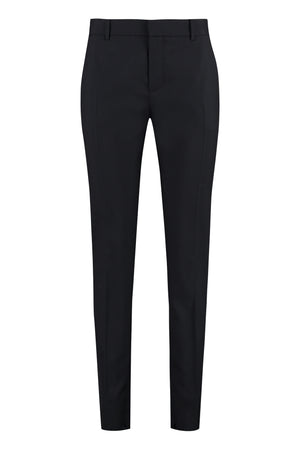Wool tailored trousers-0